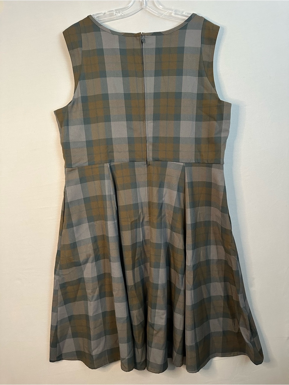 Torrid Outlander Tartan Plaid Wrap Bodice Swing Dress Size 20 - Picture 4 of 4